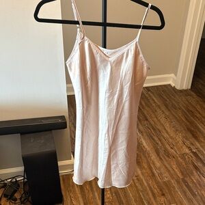 Elegant Cream Slip Dress